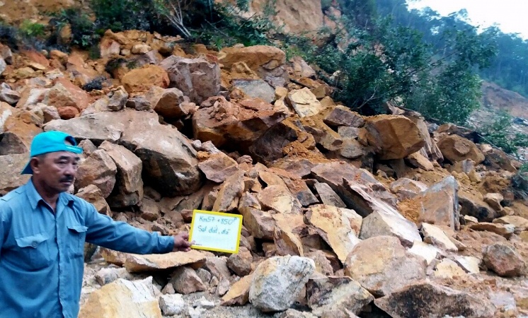 Sat lo gay chia cat tuyen duong Nha Trang - Da Lat hinh anh