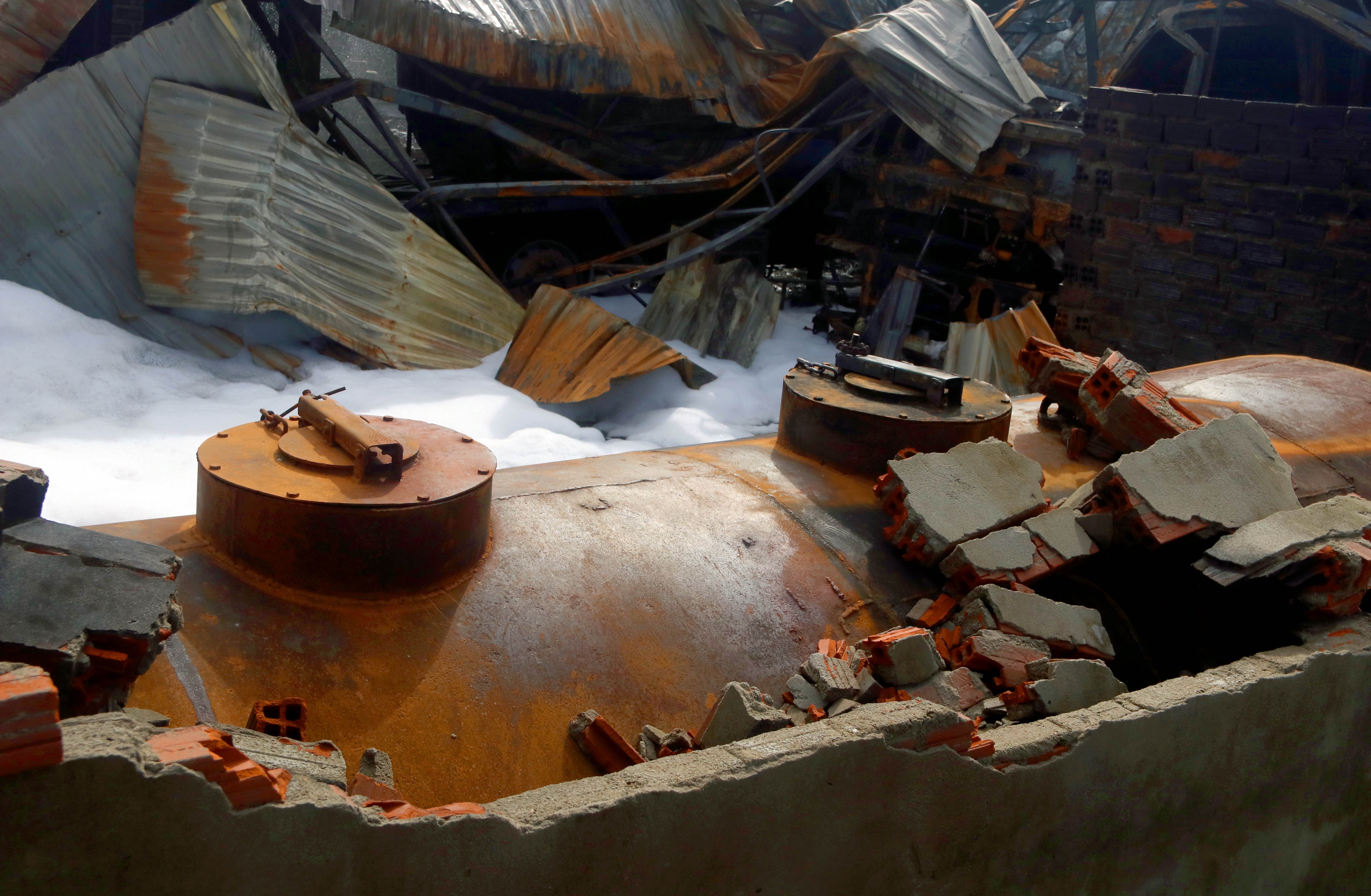 Chay kho chua xang o Nha Trang anh 1