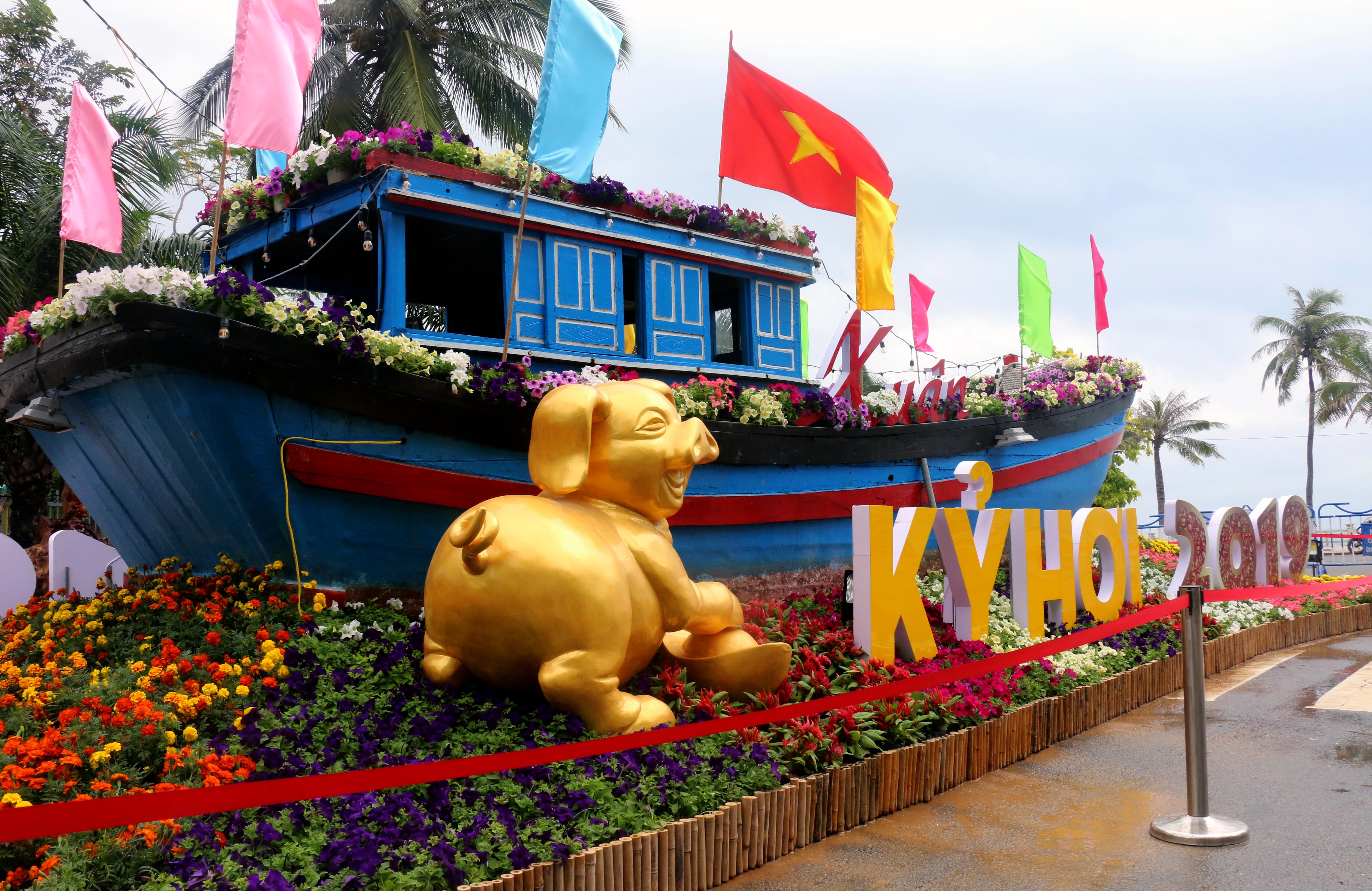 Tet Ky Hoi 2019,  duong hoa,  Nha Trang anh 4