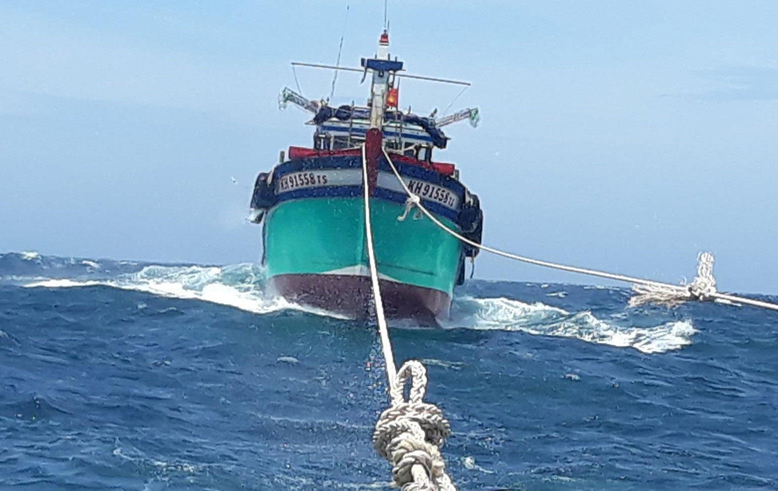 Tau kiem ngu lai dat hai tau ca gap nan vao bo hinh anh