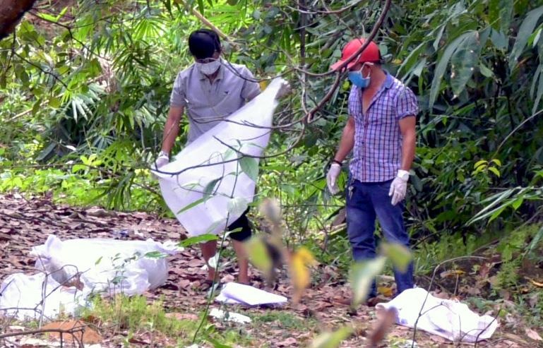 Tim thay phan dau, xuong ham vu thi the khong nguyen ven hinh anh