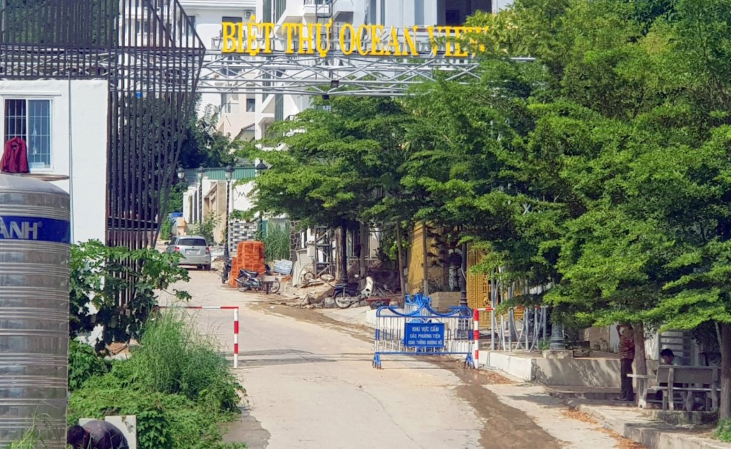Lap chot ngan xay dung trai phep tai du an Ocean View Nha Trang hinh anh