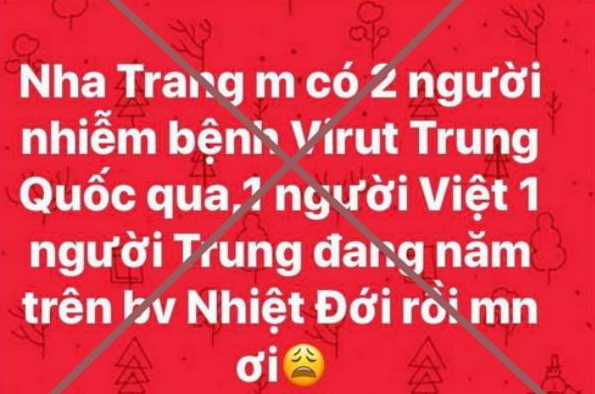 Cong an lam viec voi nhung nguoi tung tin that thiet ve virus corona hinh anh