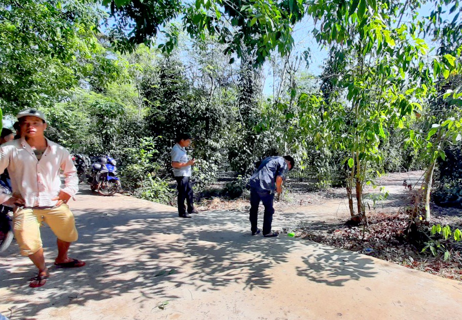 Đâm chết người ở Bình Phước ảnh 1 Dam chet nguoi o Binh Phuoc anh 1