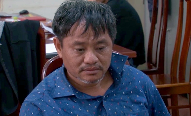 Vet mau o hien truong to bi thu xa giet nguoi phi tang hinh anh