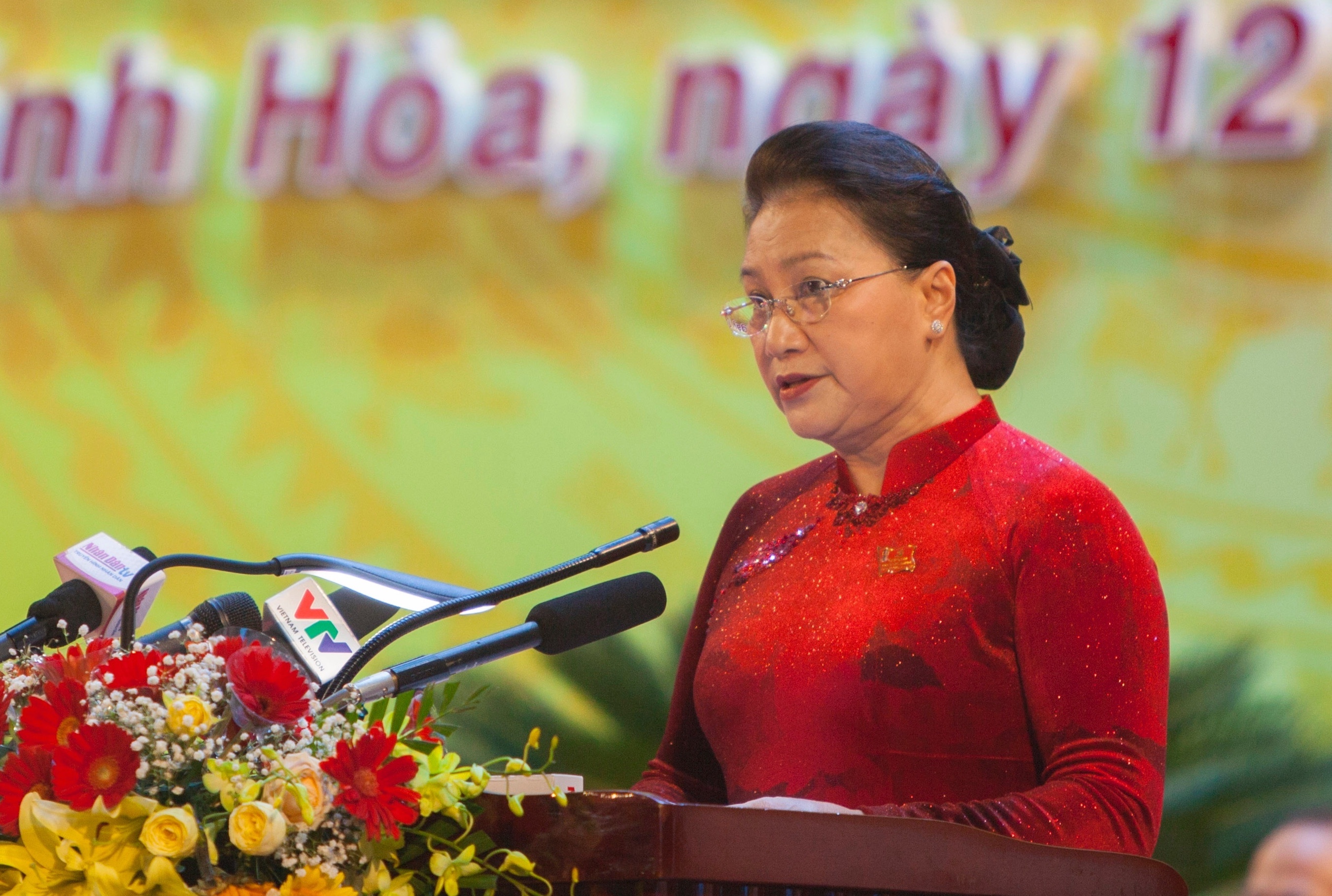 Chu tich Quoc hoi du Dai hoi Dang bo tinh Khanh Hoa hinh anh