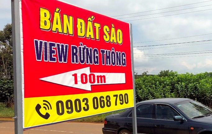 Loan du an bat dong san o pho nui Bao Loc hinh anh