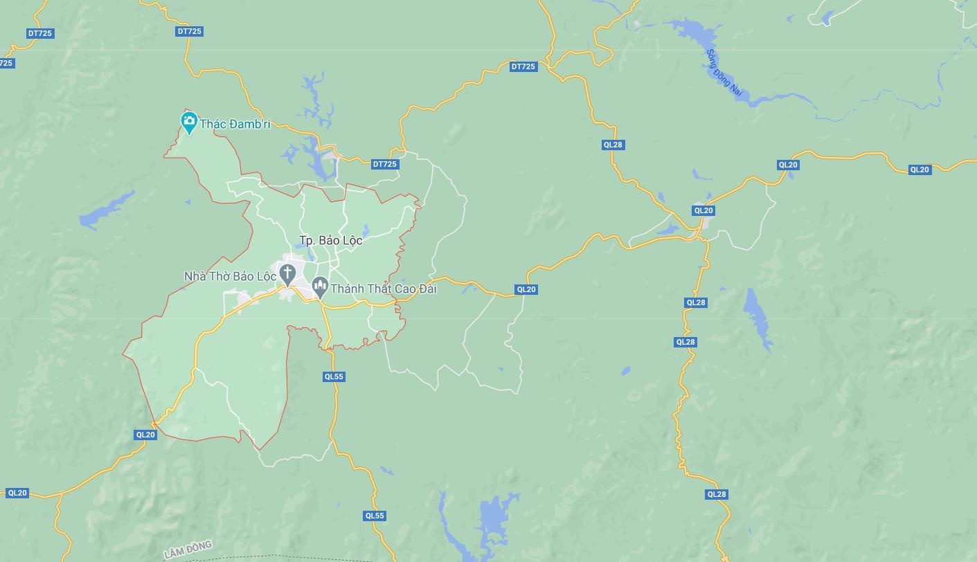Ban dat du an TP Bao Loc anh 2