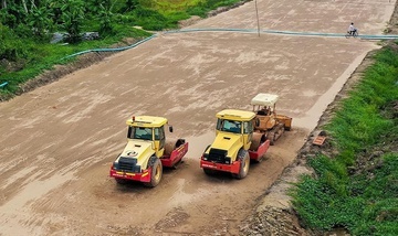 Nguoi dan o du an cao toc  Nha Trang - Cam Lam se nhan tien truoc Tet hinh anh