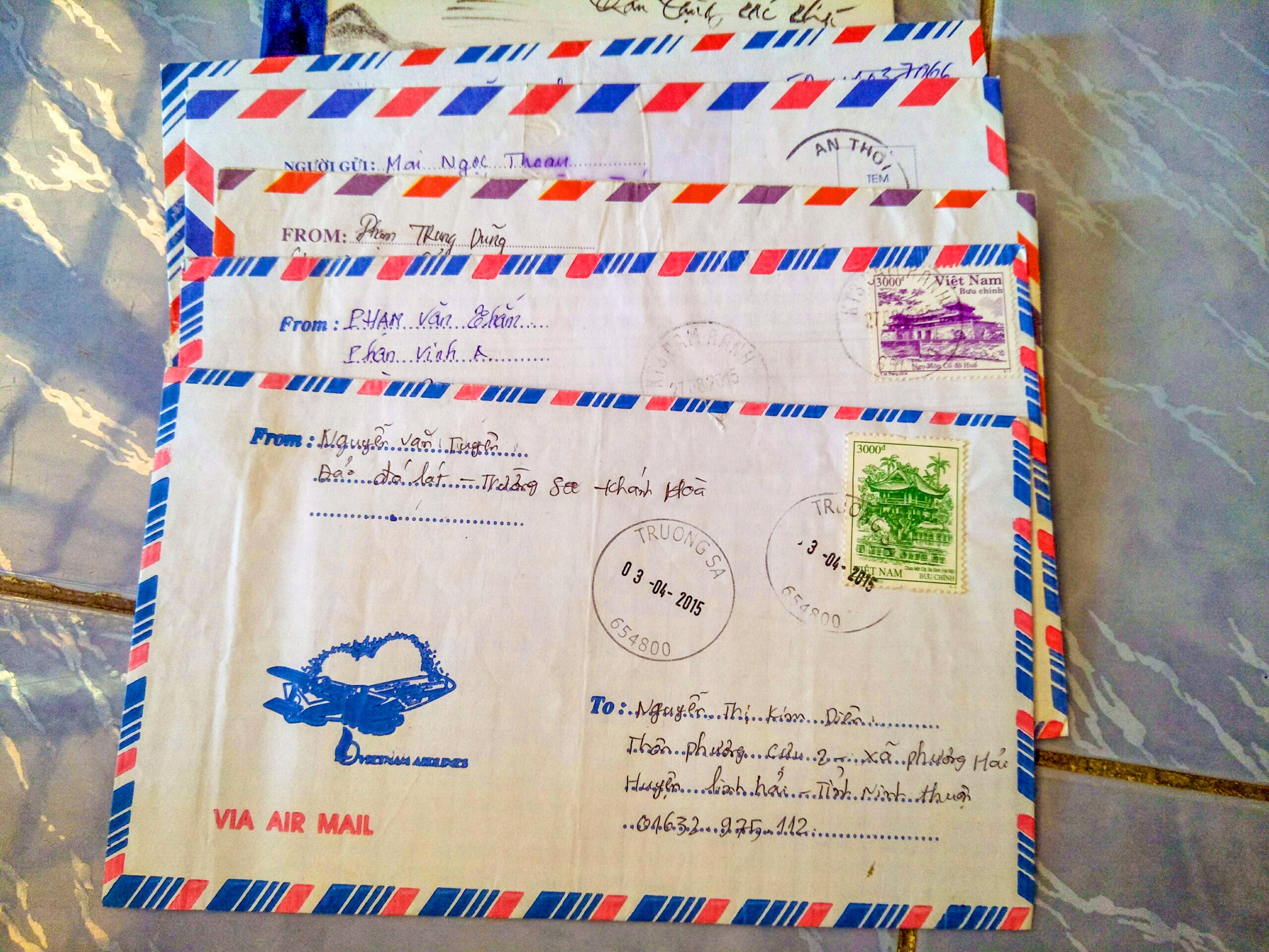 Viet thu gui linh dao Truong Sa anh 4