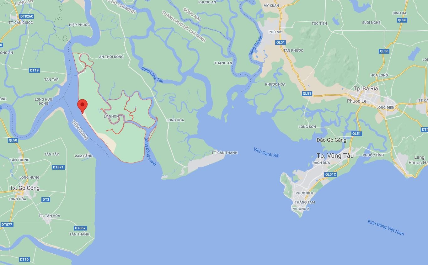 bé gái rơi sông Soài Rạp ảnh 2 be gai roi song Soai Rap anh 2