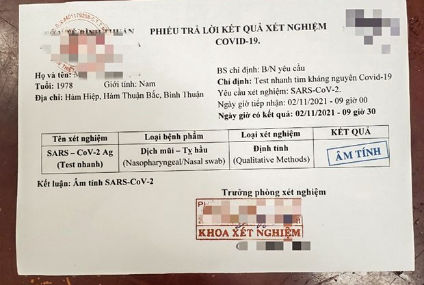 Them 2 duong day lam gia giay xet nghiem Covid-19 bi triet pha hinh anh