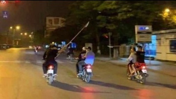 Gan 30 nguoi chem nhau truoc cong Cong an TP Da Lat hinh anh