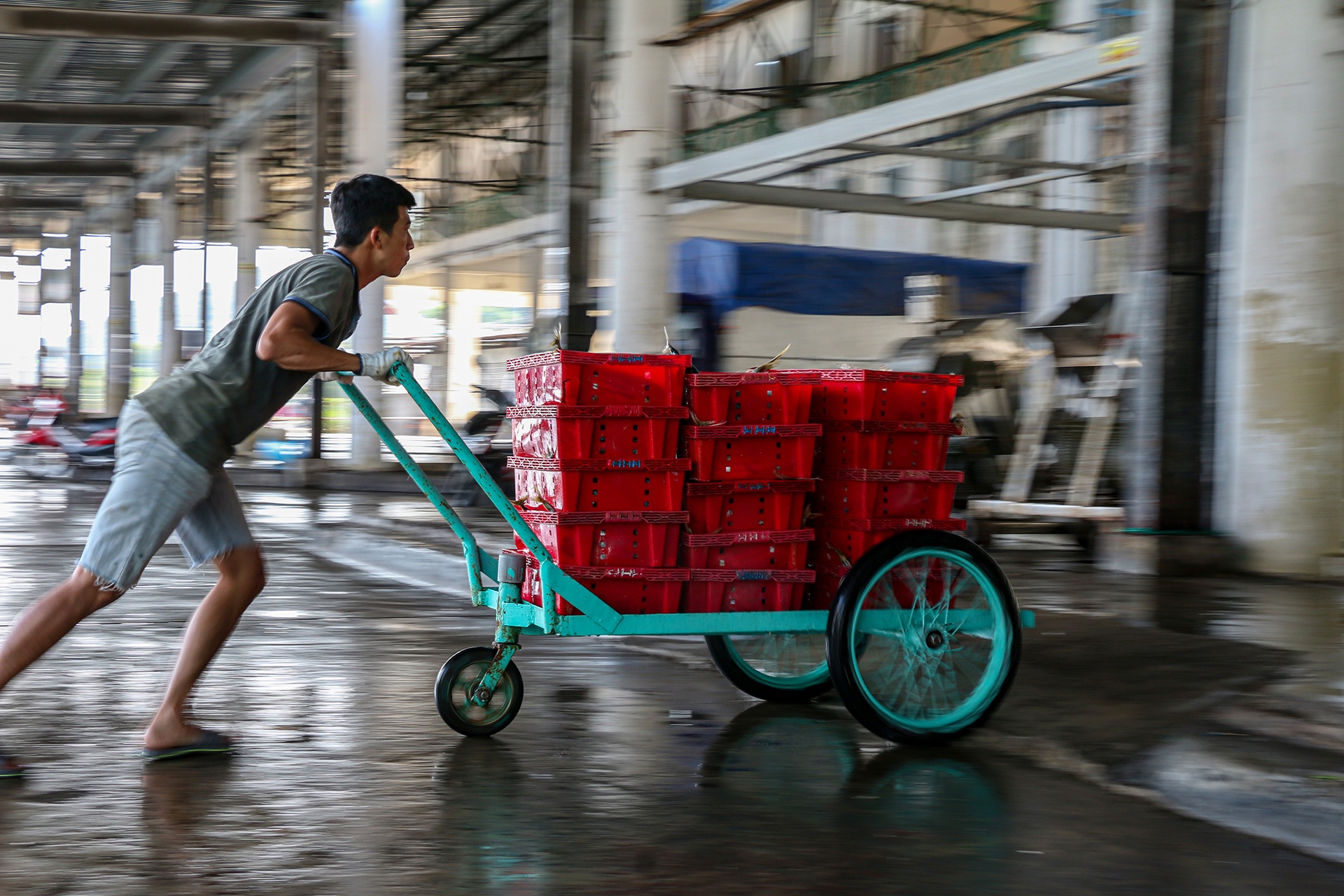 ngu dan an Tet tren bien anh 3
