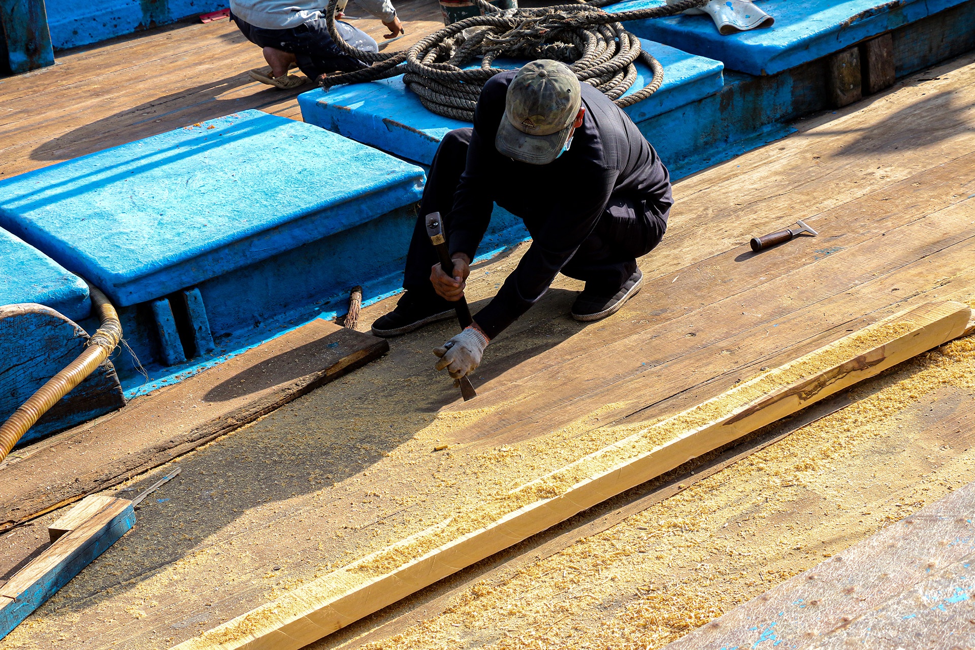 ngu dan an Tet tren bien anh 9