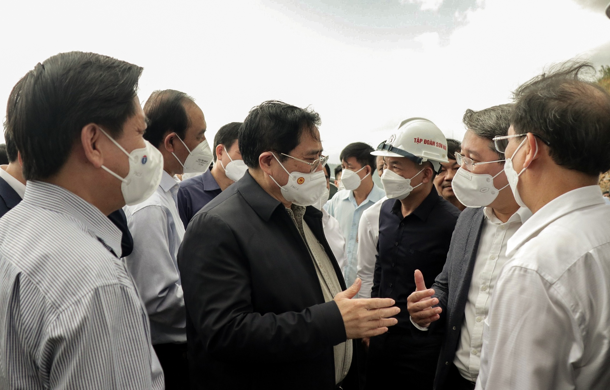 Thu tuong kiem tra du an cao toc anh 1