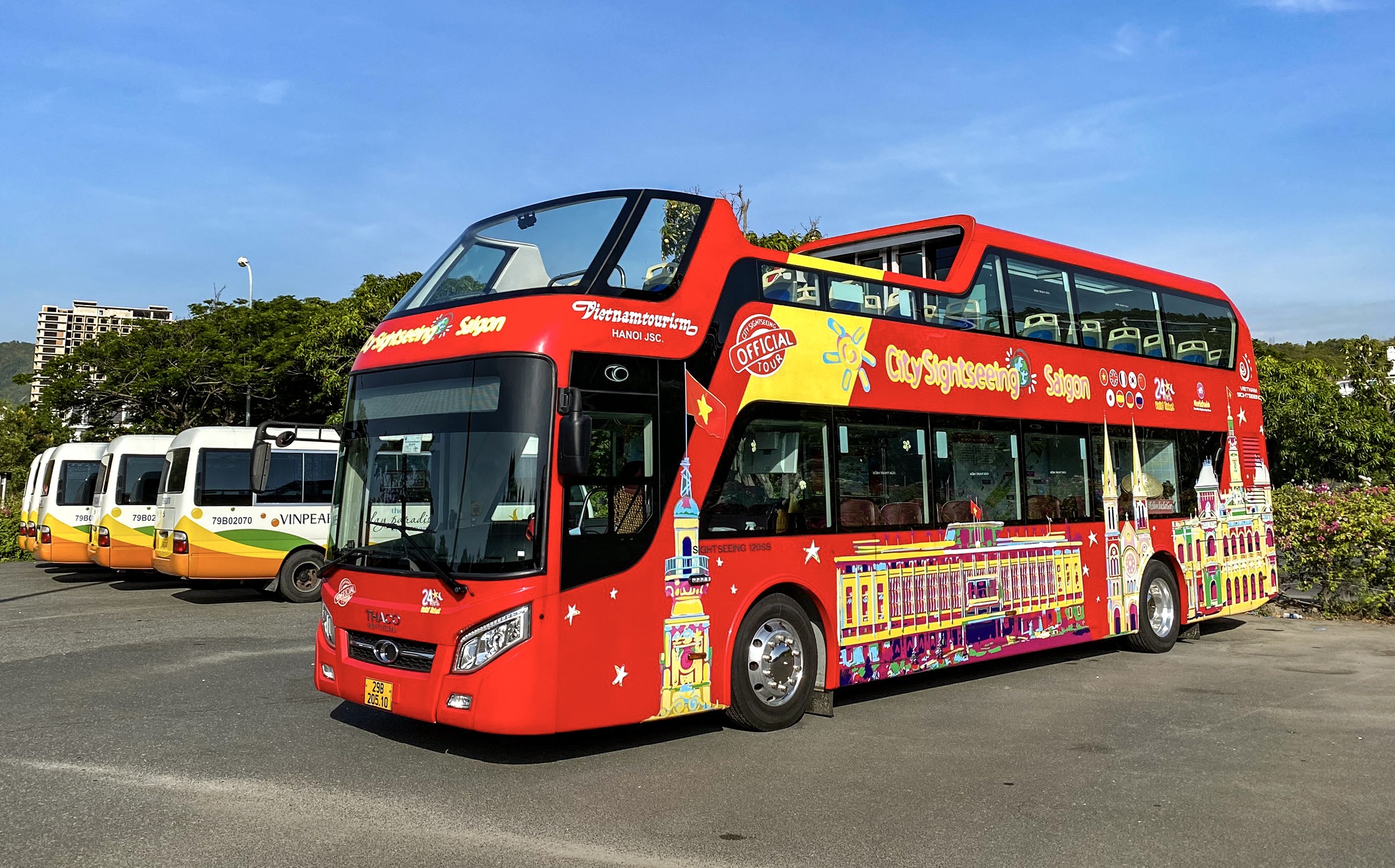 Nha Trang có xe buýt 2 tầng ảnh 1 Nha Trang co xe buyt 2 tang anh 1