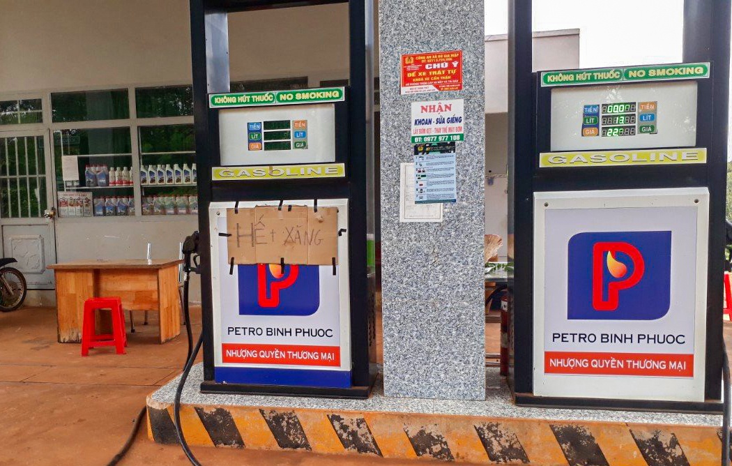 So Cong Thuong Binh Phuoc noi ly do hang loat cay xang dong cua hinh anh