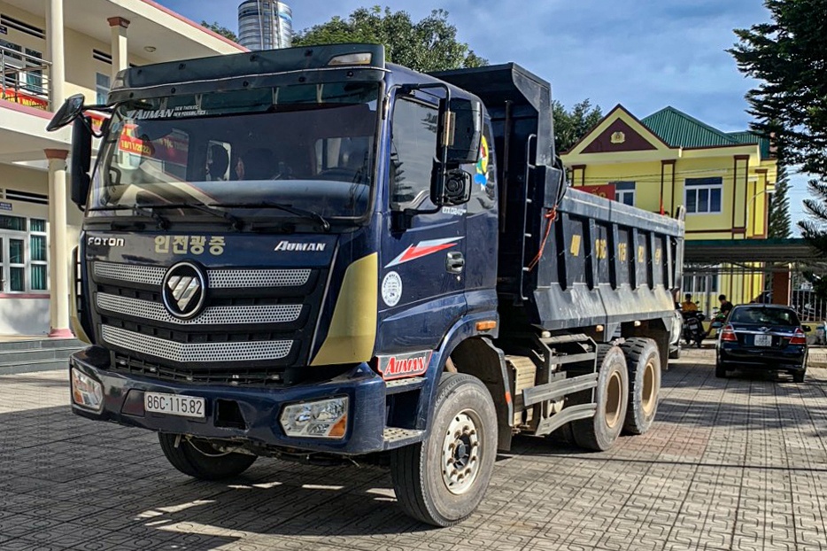 trộm xe tải ảnh 1 trom xe tai anh 1