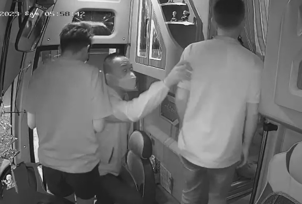 tai xe bi danh anh 1