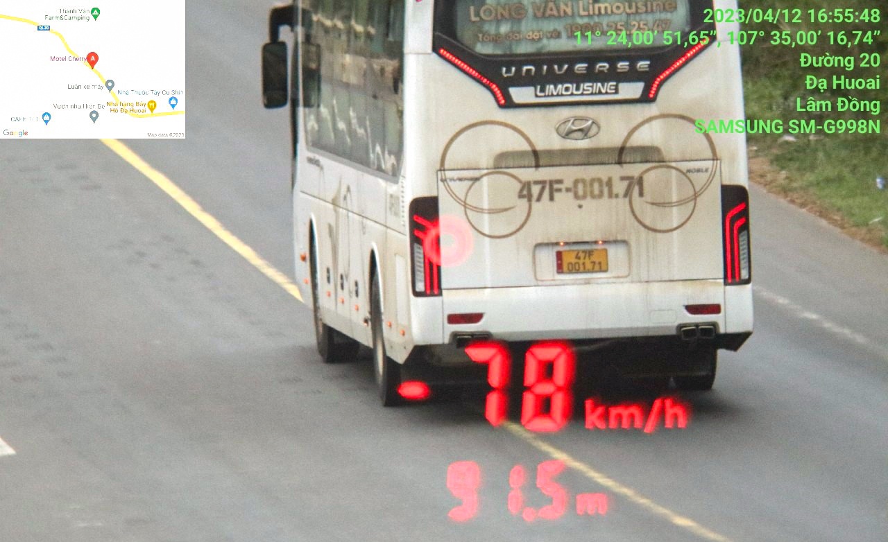 Nhieu oto o Lam Dong vi pham toc do hon 200 lan/thang hinh anh