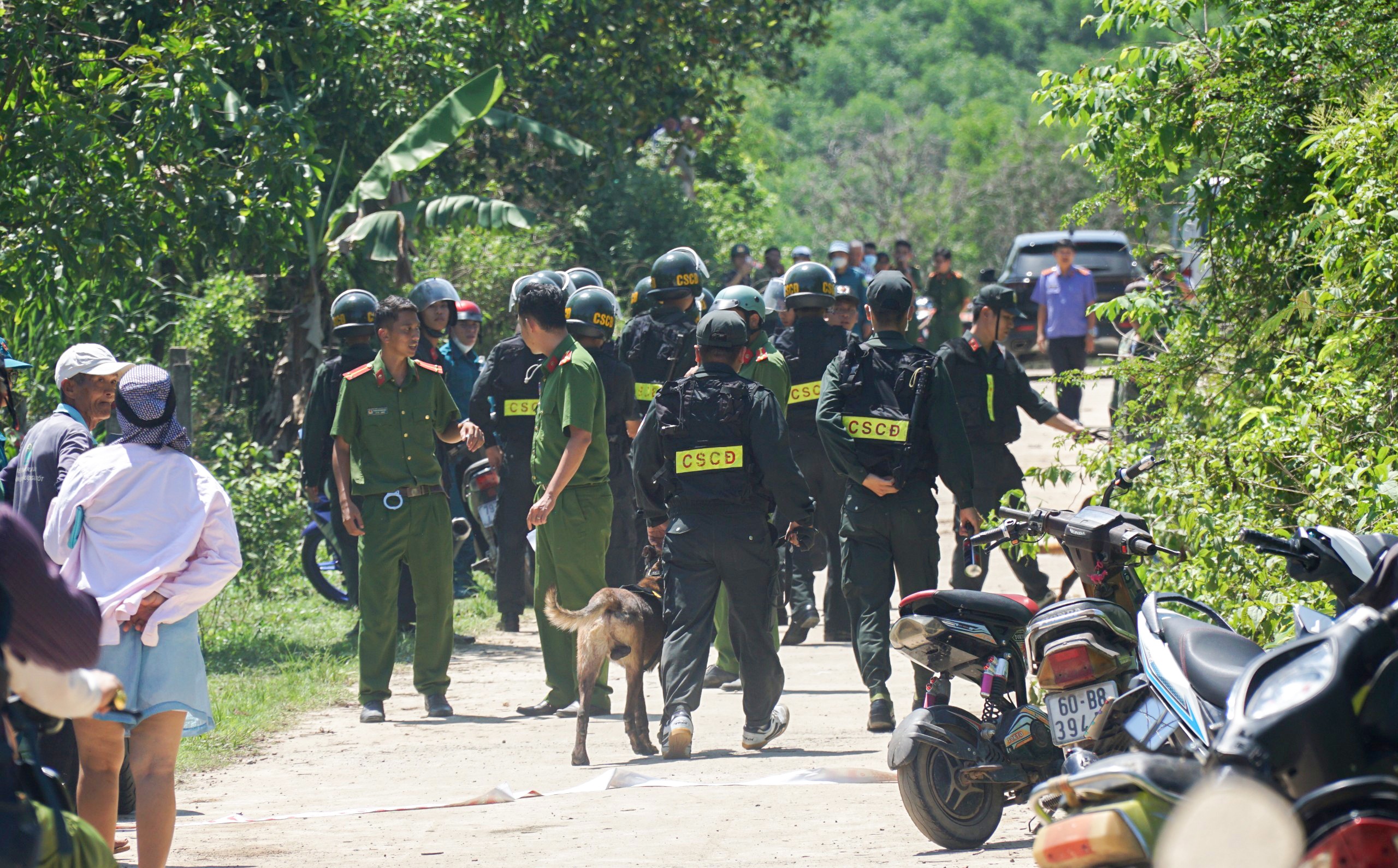 Huy dong cho nghiep vu truy bat nghi pham sat hai 3 nguoi o Khanh Hoa hinh anh