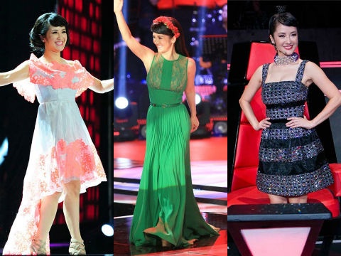 Style 'mot troi mot vuc' cua co Bong tai The Voice hinh anh