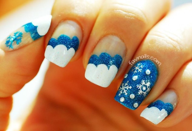 22 kieu nail tuyet dep lay cam hung tu mua dong hinh anh