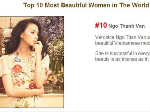 Ngo Thanh Van lot top 10 phu nu dep nhat the gioi 2013 hinh anh