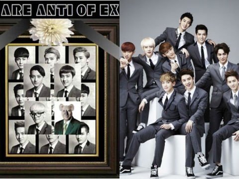 Anti-fan gay phan no khi che anh tho cho EXO hinh anh