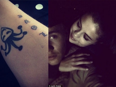 Justin Bieber khoe hinh xam moi khi tai hop Selena hinh anh