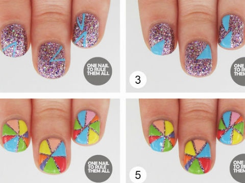 Hoc ve 5 kieu nail don gian, vui mat ngay dau nam hinh anh