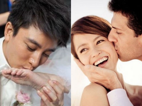 Nhung nu hon de doi cua cac cap sao Cbiz hinh anh