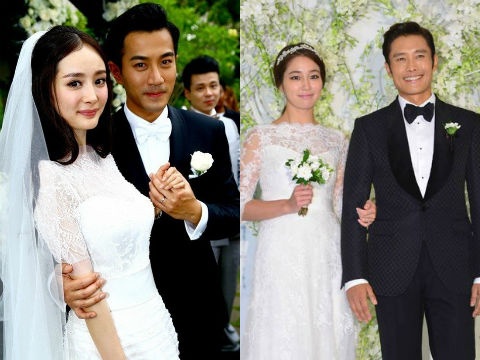 Nhung doi vo chong moi cuoi duoc nguong mo nhat showbiz hinh anh