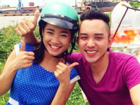 Chenh lech tuoi that cac cap doi hot nhat man anh Viet hinh anh