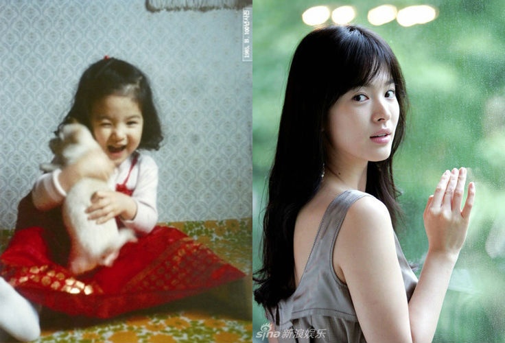 Song Hye Kyo đã là một mỹ nhân từ khi còn bé.