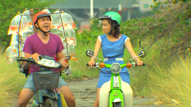 Diễn xuất tự nhiên của cặp đôi Lố Thêu trong phim chính là phát hiện mới mẻ thú vị của đạo diễn Vũ Ngọc Đãng bên cạnh cặp 