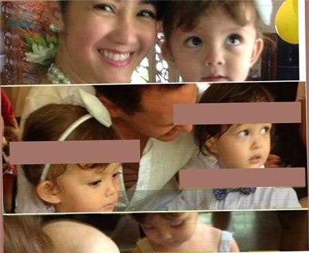 Trước đó, Hồng Nhung từng chia sẻ về các con: Hồng Nhung: “Tôm và Tép nhỏ bé giống mẹ, hôm nay đã bắt đầu toét miệng cười thành tiếng, mặt mũi rạng rỡ khi thấy hai người lớn thân thuộc nhất của mình. Bé trai mũi cao, tóc đen. Bé gái mũi tẹt, tóc vàng. Nhìn những cử chỉ đáng yêu của chúng, vợ chồng tôi như muốn tan thành nước”. Hình ảnh hiếm hoi cánh săn ảnh chụp được khi Hồng Nhung cho hai con đi siêu thị.