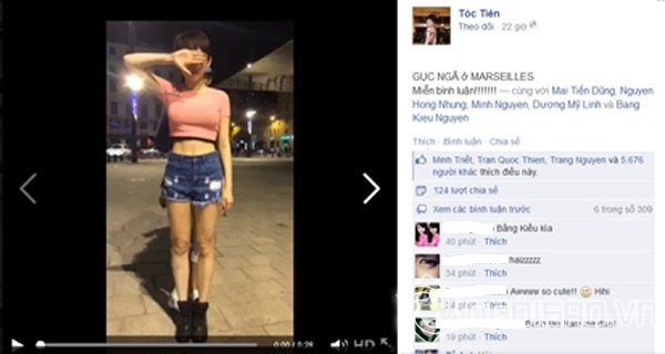 Toc Tien, Bang Kieu nhay mua tren duong pho hinh anh