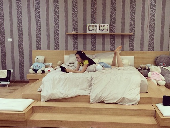 Can nha sieu sang cua Ngoc Thach va chong thieu gia hinh anh