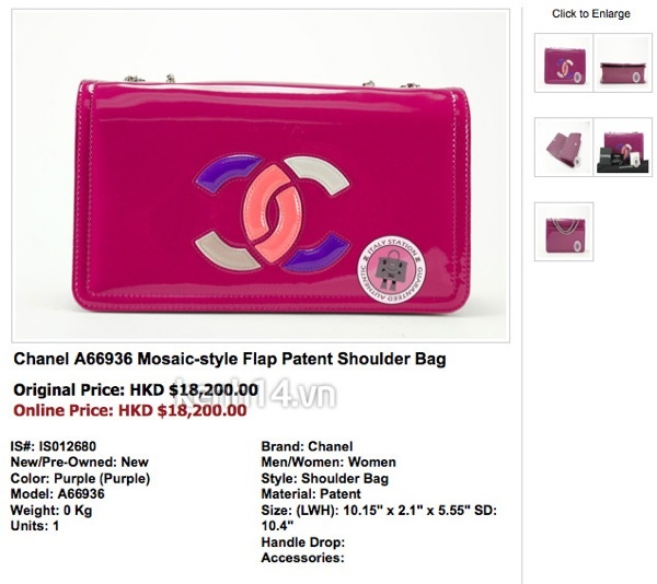 Tuy nhiên, khi tìm hiểu kĩ hơn thì đây là một trong những mẫu túi mới nhất năm 2012 của Chanel.