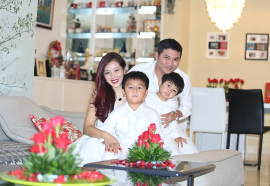 Tổ ấm hạnh phúc của quý bà Thu Hương.