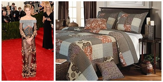 Shailene Woodley như quảng bá cho chăn ga gối đệm.