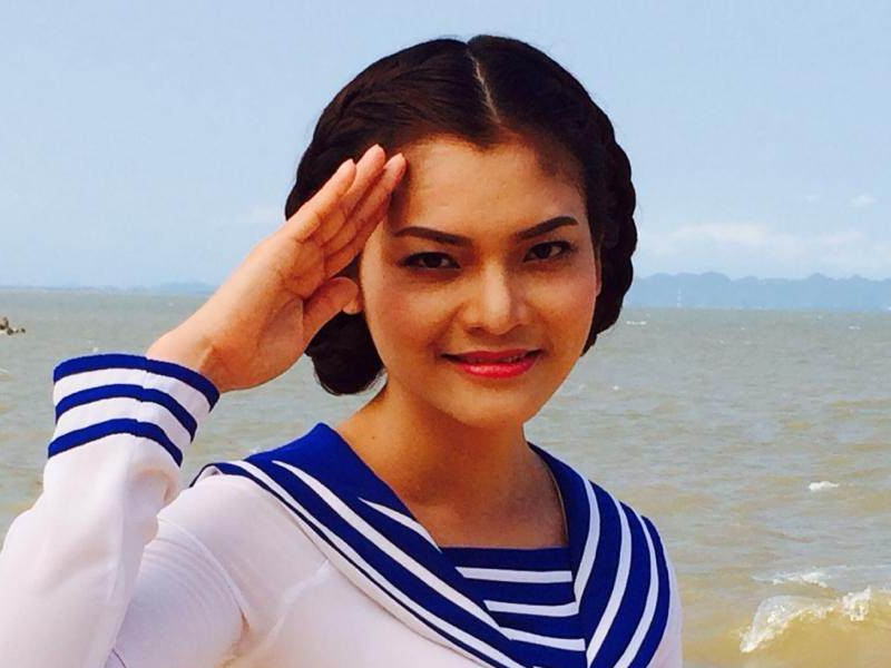 'Sao mai' Phuong Thao lam MV dong vien nguoi linh Truong Sa hinh anh