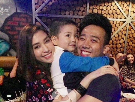 Nghi an ban gai cu Tran Thanh tung lap gia dinh va co con hinh anh