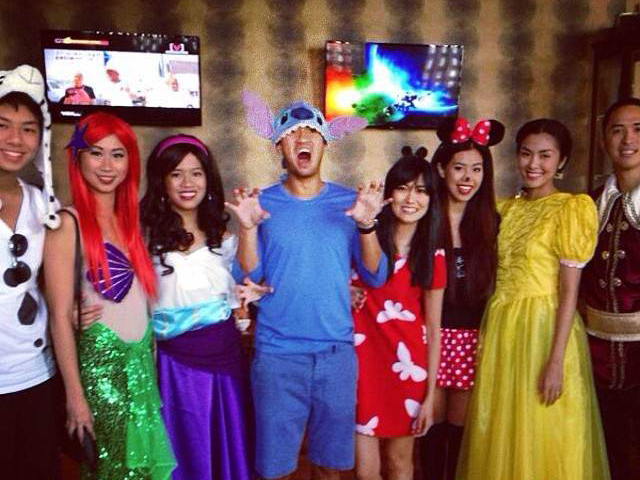 Ha Tang dien vay cong chua mung sinh nhat em chong hinh anh