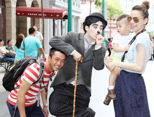 Nhung chuyen du lich nuoc ngoai xa xi cua gia dinh sao Viet hinh anh