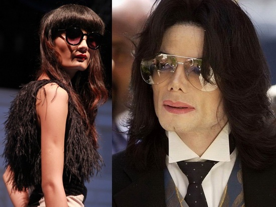 Cô được cư dân mạng so sánh với Micheal Jackson khi tìm ra không ít điểm tương đồng trên khuôn mặt của 2 người.