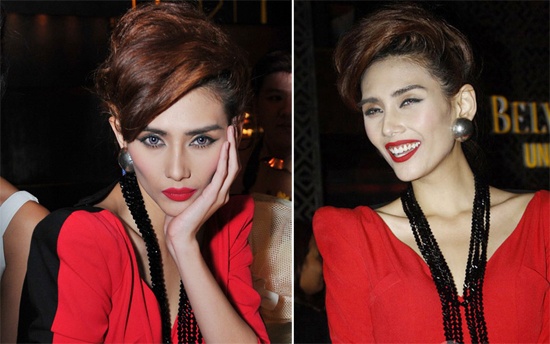 Khuôn mặt Hoàng Yến không quá thô cứng, nhưng lại có nét sắc sảo, bởi vậy mà khi cô ở thời kì gầy đỉnh điểm, trông cô khá giống 