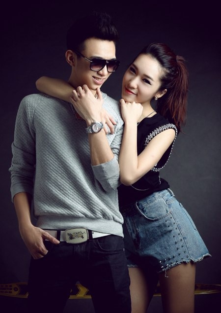 Hot girl Emily và Soobin thời còn mặn nồng.